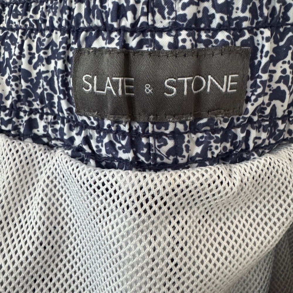 Slate & Stone Blue Swim Trunks - Picture 3 of 7